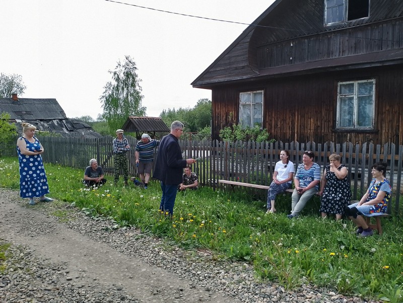 Состоялась встреча главы поселения с жителями д. Воробьево и д. Косачево.