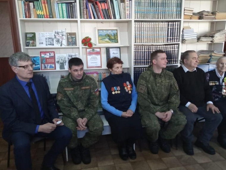 Встреча с военнослужащими воинской части г. Шуя, участниками СВО..