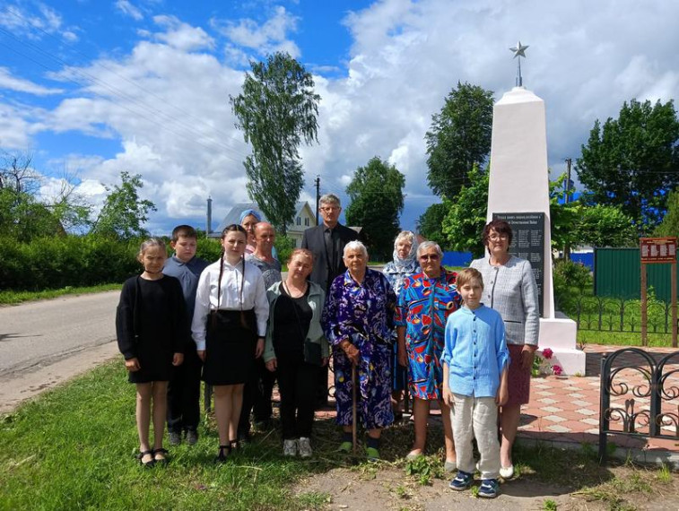 День памяти и скорби в Сунженском сельском поселении.